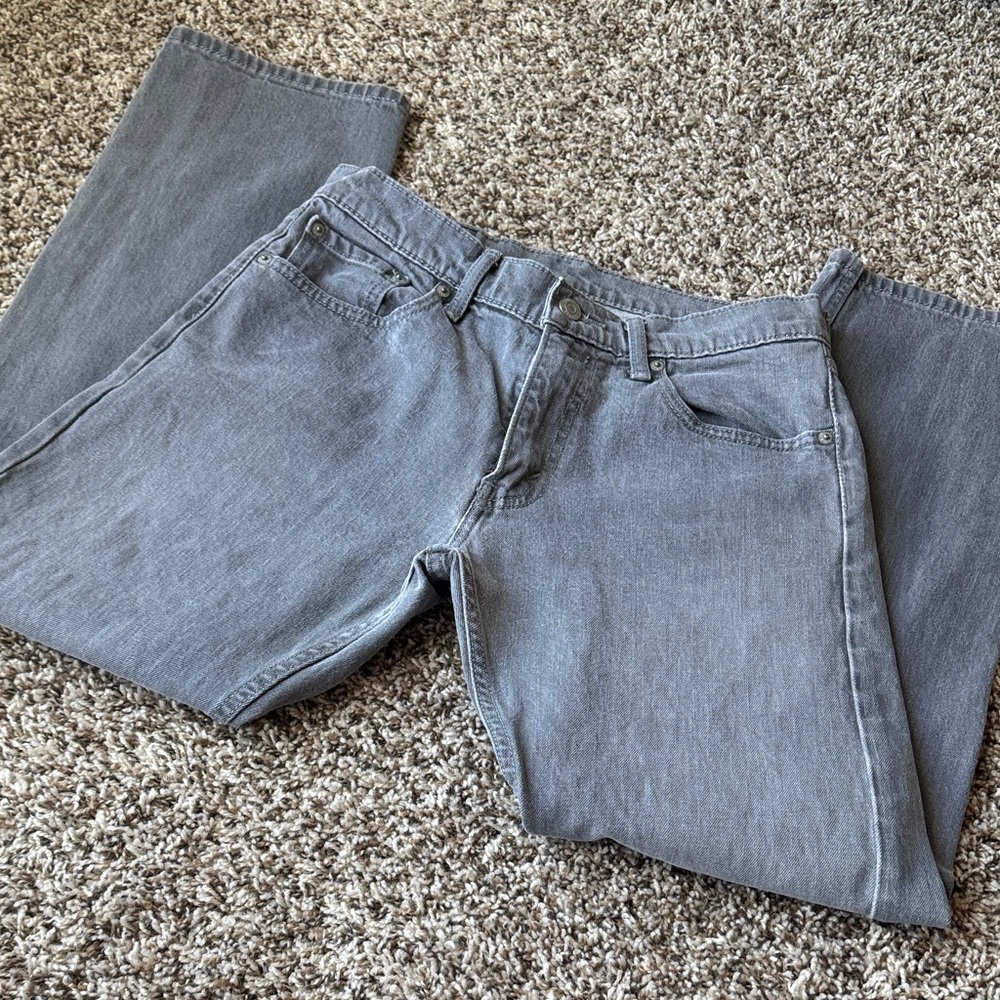 Levi's Men's Gray Straight Jeans Straight fit